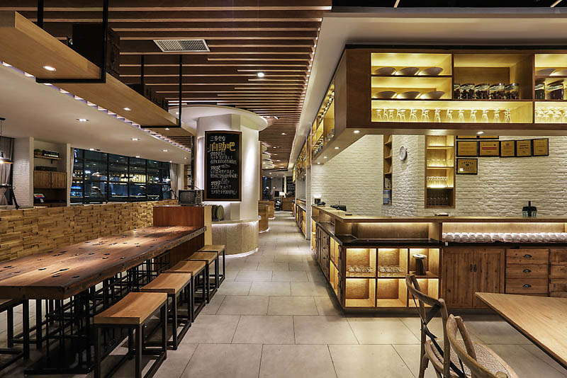 無錫餐廳裝修，選擇哪種吧臺比較好