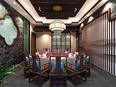 中式無錫餐廳裝修，魅力中國風(fēng)